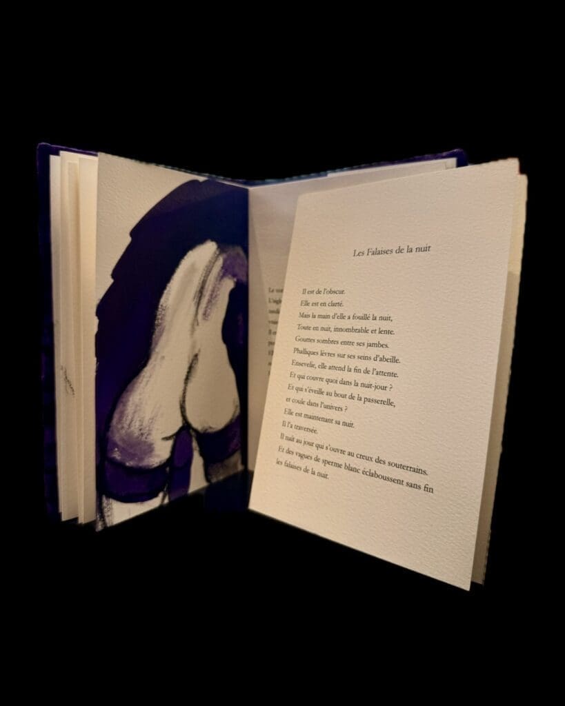 livre d'artiste des éditions du Renard Pale, dessin de Sophie Sainrapt